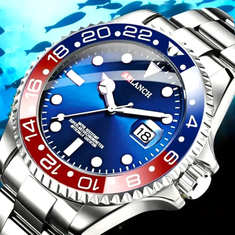 Stylish men’s stainless-steel watch in Pakistan