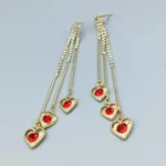 Lightweight long earrings for girls and women suitable for casual outfits
