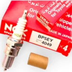Close-up of NGK Spark Plug showing premium design and quality