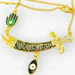 Arabic calligraphy Zulfiqar Sword Necklace for heritage lovers